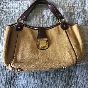 Michael Kors raffia bag